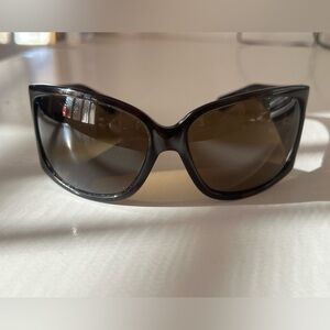 Marc Jacob’s wrap around tortoise polarized sunglasses